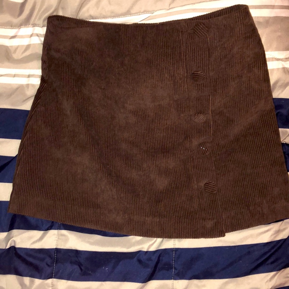 brown skirt size l